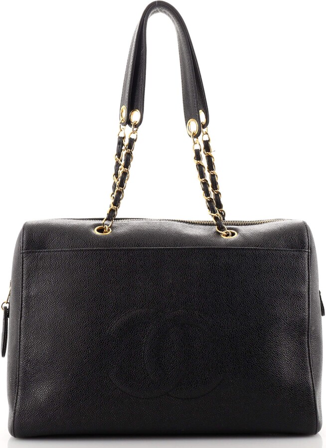 Chanel Vintage Timeless Zip Tote Caviar Medium - ShopStyle Shoulder Bags