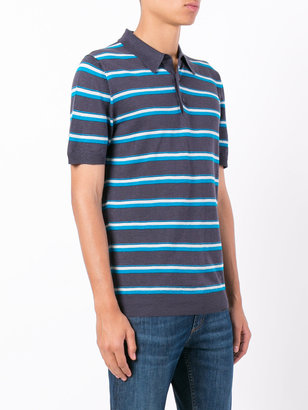 Kiton striped polo shirt