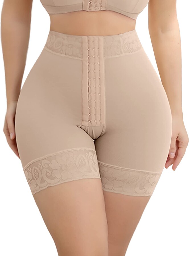 Jenbou Shapewear for Women High Waisted Body Shaper Tummy Control Panties  Waist Trainer Thigh Slimmer Shorts