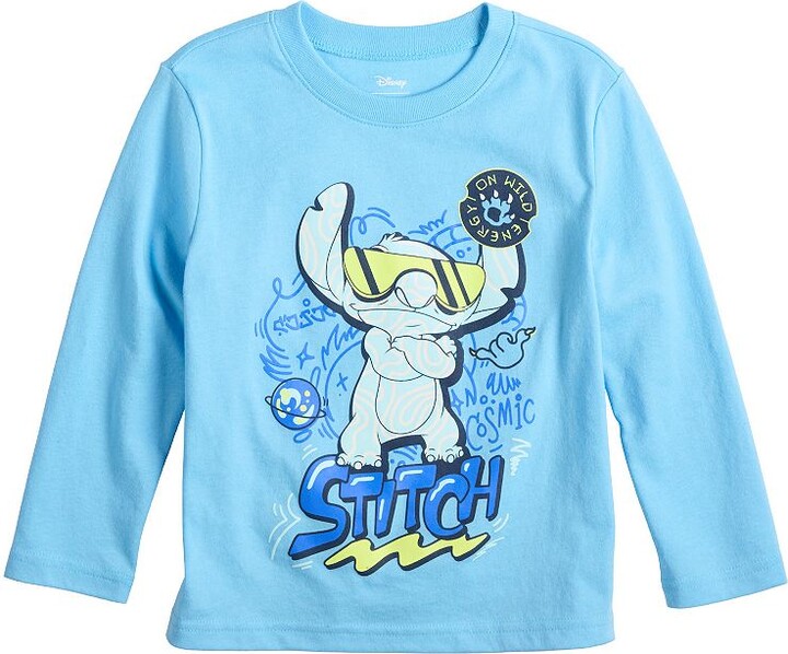 Disney/Jumping Beans Disney's Lilo & Stitch Baby & Toddler Boy Long Sleeve Stitch Graphic Tee by Jumping Beans®