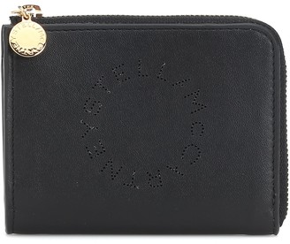 Stella McCartney Logo faux leather wallet