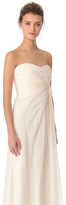 Thumbnail for your product : Alberta Ferretti Collection Strapless Gown