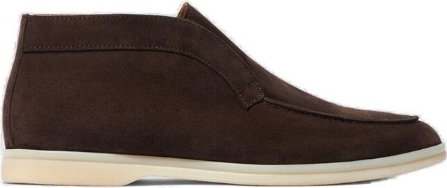 Scarosso Leonardo Round-Toe Ankle Boots ShopStyle