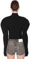 Thumbnail for your product : Filles a papa Fitted Viscose Blend Knit Sweater