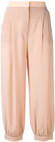 Fendi - cropped trousers - women - Soie - 44