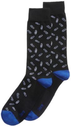 Bar III Men's Paper Clip Socks, Created for Macy's