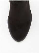 Thumbnail for your product : Very Block Heel Over The Knee Boot - Black