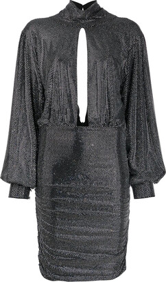 silver short dressy jacket