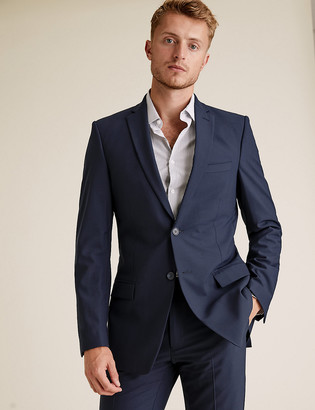 Marks and Spencer The Ultimate Big & Tall Navy Slim Fit Jacket