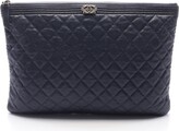 Thumbnail for your product : Chanel Pre Owned 2018-2019 Boy Chanel clutch bag