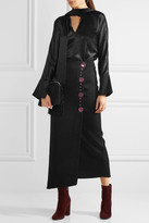 Thumbnail for your product : Ellery Jacques Satin Skirt - Black