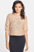 Thumbnail for your product : MinkPink 'Bonfire' Cable Knit Sweater