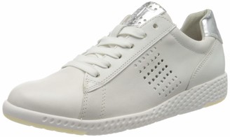 marco tozzi silver trainers