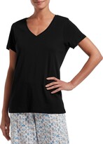 Thumbnail for your product : Hue Women's Short Sleeve V-Neck Sleep Tee Pajama Top