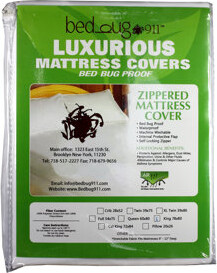 Hygea Natural Zippered Mattress Protector - Bed Bug, Lice and Dust Mite Proof
