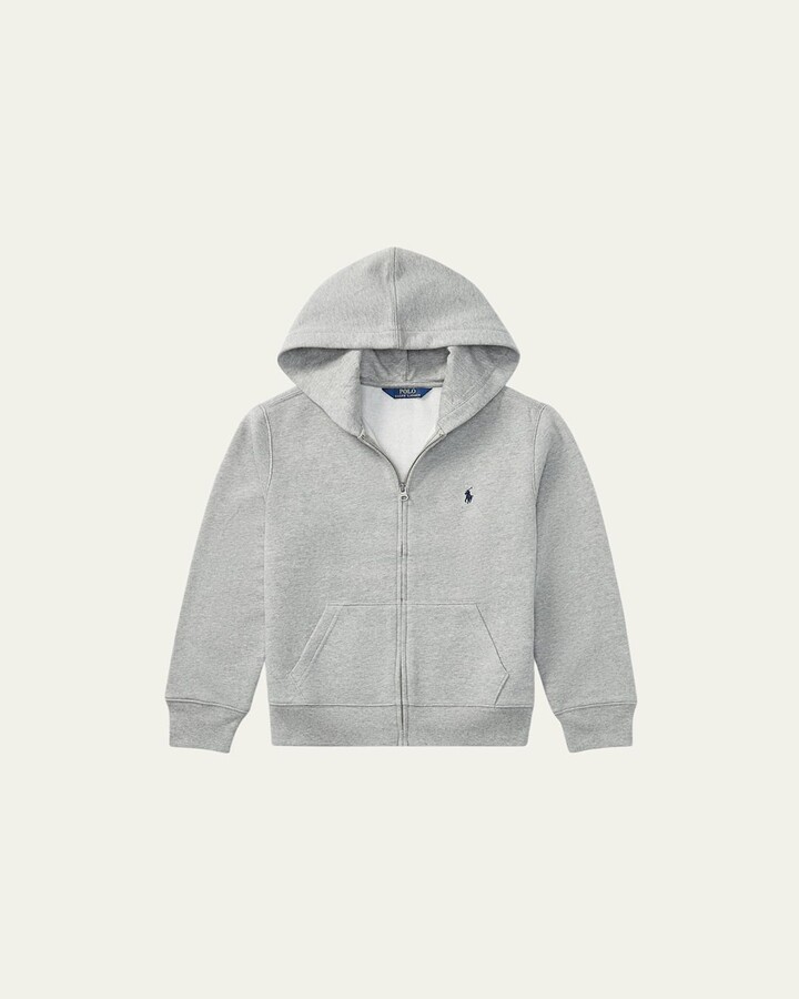 Ralph Lauren Kids Boy's Cotton-Blend-Fleece Hoodie, Size S-XL