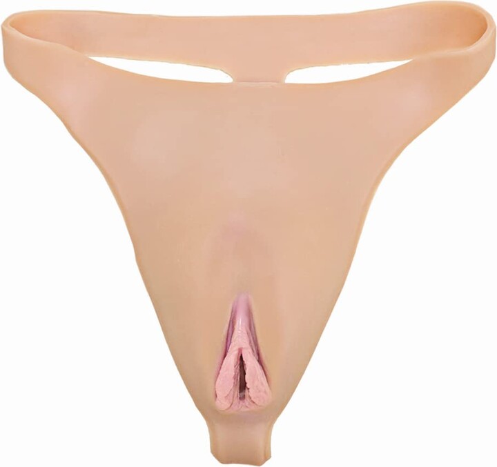 Camel Toe Tucking Gaff Panties With Realistic Silicone For Crossdresser,  Transgender Black