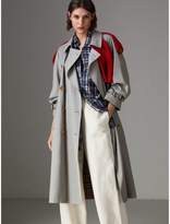 Thumbnail for your product : Burberry Knit-detail Tropical Gabardine Trench Coat