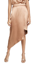 Thumbnail for your product : Cushnie High Waist Skirt with Asymmetrical Hem