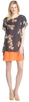 Thumbnail for your product : Rachel Roy graphite floral silk layer dress