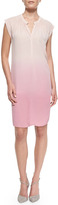 Thumbnail for your product : Rebecca Taylor Layered Dip-Dye Silk Dress