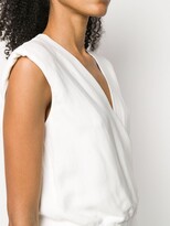 Thumbnail for your product : Brunello Cucinelli blouse-effect A-line maxi dress