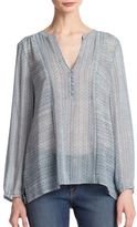 Thumbnail for your product : Joie Parmena Printed Silk Tunic