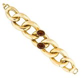 Thumbnail for your product : Givenchy Crystal Accented Curb Link Bracelet