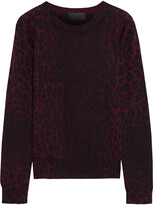 Thumbnail for your product : Nili Lotan Abbey Leopard-print Cashmere Sweater