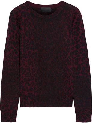 Nili Lotan Abbey Leopard-print Cashmere Sweater