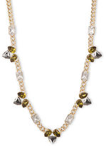 Thumbnail for your product : Anne Klein Gold Tone and Mixed Crystal Cluster Necklace
