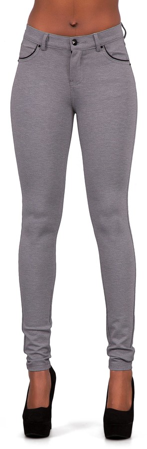 ladies grey jeggings