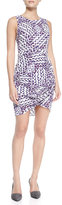 Thumbnail for your product : Rebecca Minkoff Colman Printed Wrap-Hem Dress