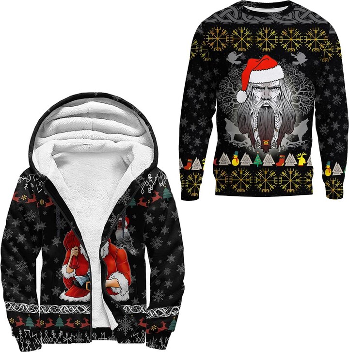 CZMYCBG Mens Viking Christmas Clothing Set with Vogue Sweatshirt - Main Image