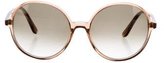 Thumbnail for your product : Valentino Gradient Round Sunglasses