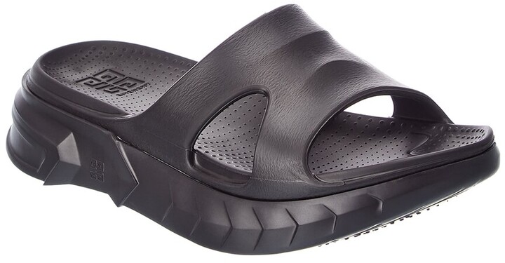 Givenchy Black Women's Slide Sandals | Shop the world's largest collection  of fashion | ShopStyle
