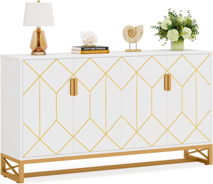 LITTLE TREE Storage with Storage Shelves for Living Room