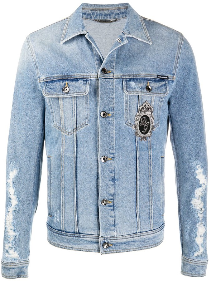 d&g denim jacket mens