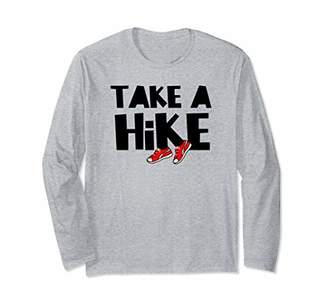 Take a Hike Funny Red Walking Sneakers Shirt