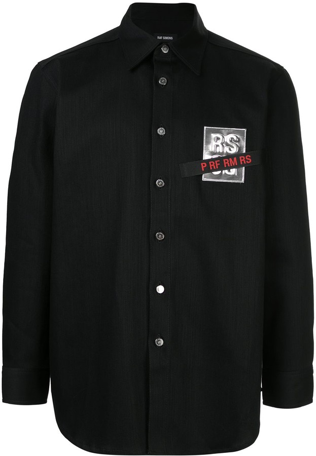 raf simons denim shirt
