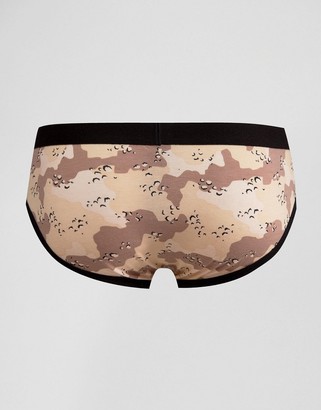 ASOS Briefs With Camo Print 3 Pack