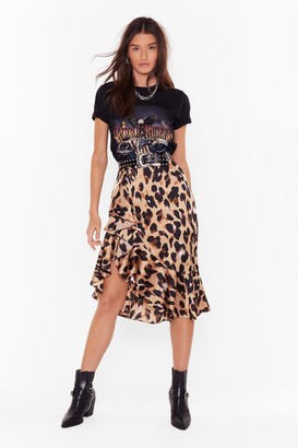 Womens So Fierce Leopard Skirt - brown - 4, Brown