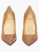 Thumbnail for your product : Christian Louboutin Kate 85 Suede Pumps - Brown