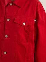 Thumbnail for your product : Katharine Hamnett Ted Oversized Denim Jacket - Womens - Red
