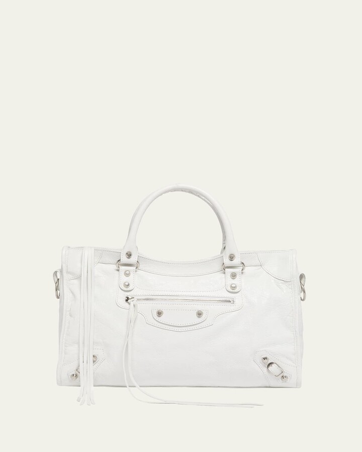 Balenciaga Le City Medium Leather Tote Bag