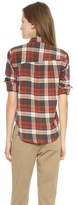 Thumbnail for your product : Band Of Outsiders Tartan Plaid Boyfriend Shirt