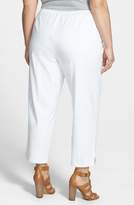 Thumbnail for your product : Eileen Fisher Stretch Organic Cotton Ankle Pants