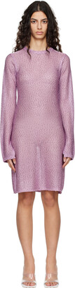 REMAIN Birger Christensen Purple Sequin Minidress
