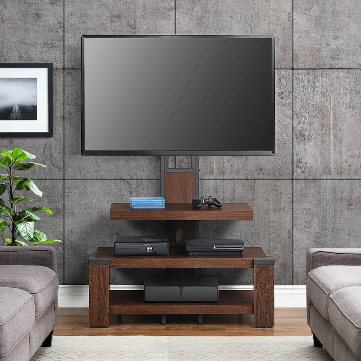 Global Pronex 3Shelf Television Stand with Floater Mount for TVs up to 55" ShopStyle
