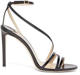 Thumbnail for your product : Jimmy Choo Tesca 100 Patent-leather Sandals - Black